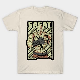 Sagat  - Thailand - Street Fighter fan art T-Shirt